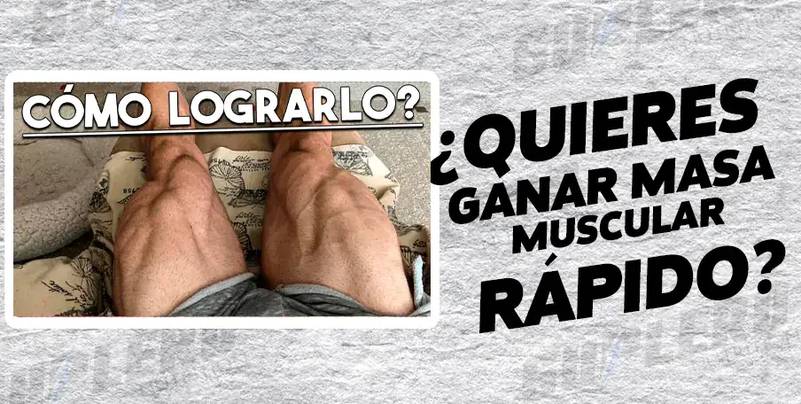 ¿Cómo ganar masa muscular?